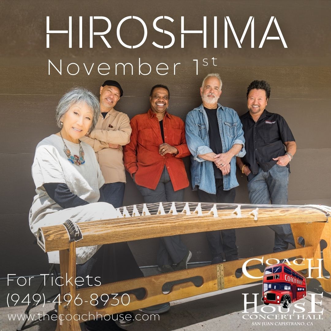 Hiroshima at The Coach House on November 1st, 2026. 