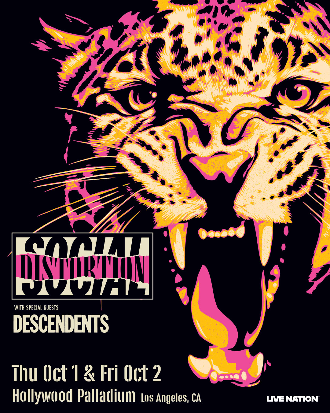 MEMBER SONLY: Social Distortion at the Hollywood Palladium on October 2.