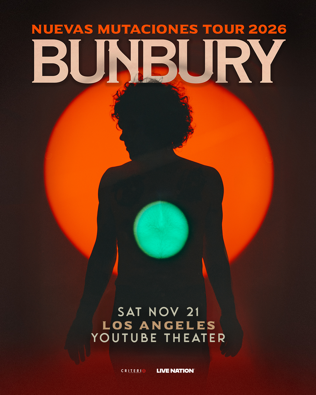 Enrique Bunbury performs at the YouTube Theatre on Saturday, November 21