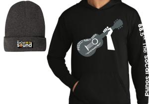 The SoCal Sound Beanie + Protect Public Radio - Long Sleeve Hoodie T-Shirt - Small